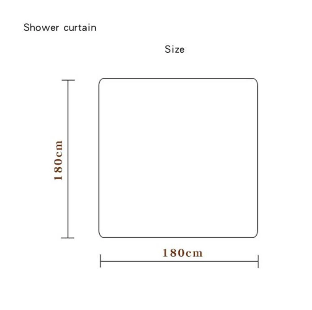 4Pcs/Set Sunflower Waterproof Shower Curtain Toilet Lid Cover Anti-Slip Bath Mat