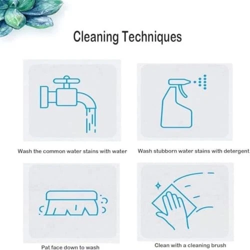 Romantic Blue Rose Shower Curtain Set with Non-Slip Rugs & Toilet Cover - 4 Pcs